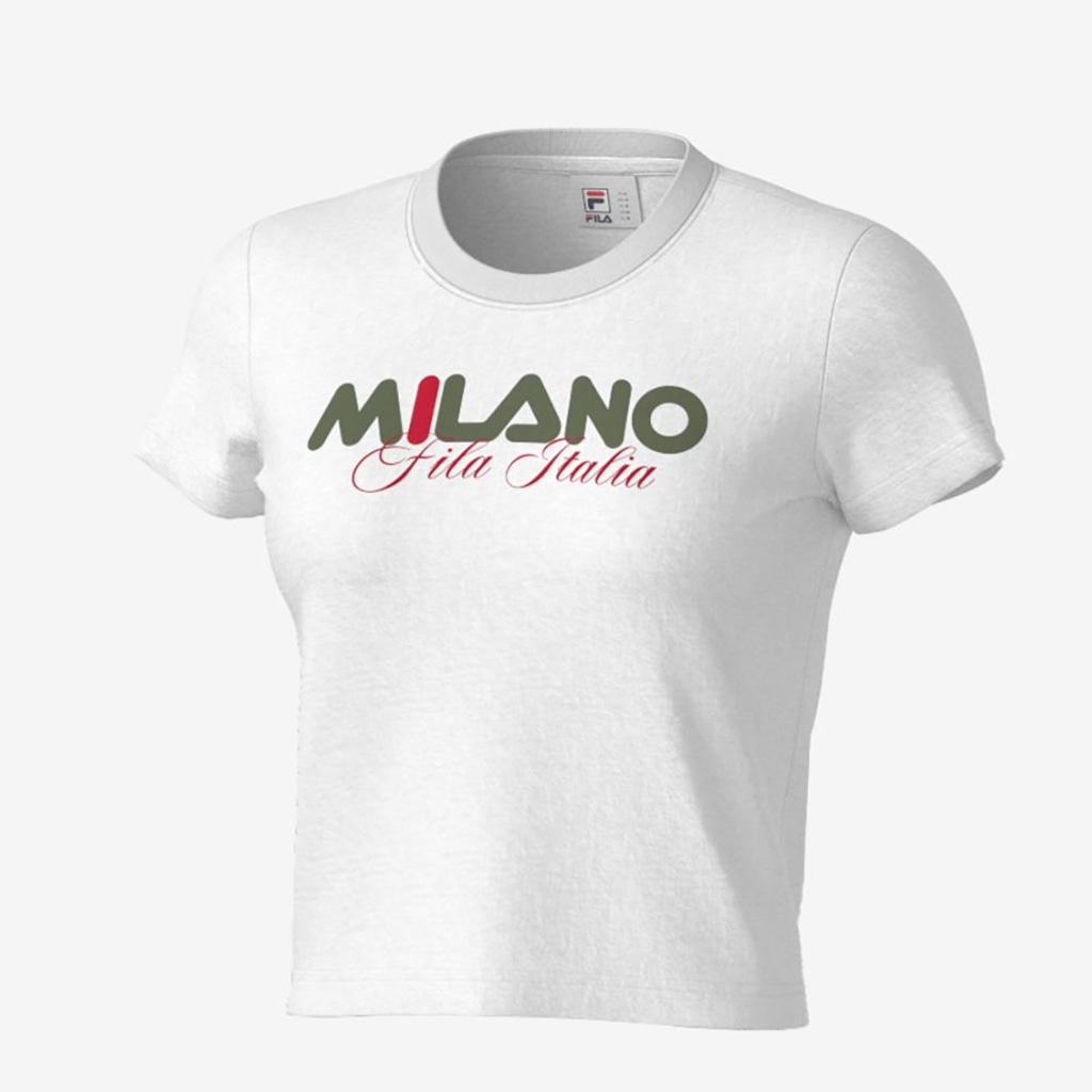 Camiseta Fila Slim Milano Ag Feminina