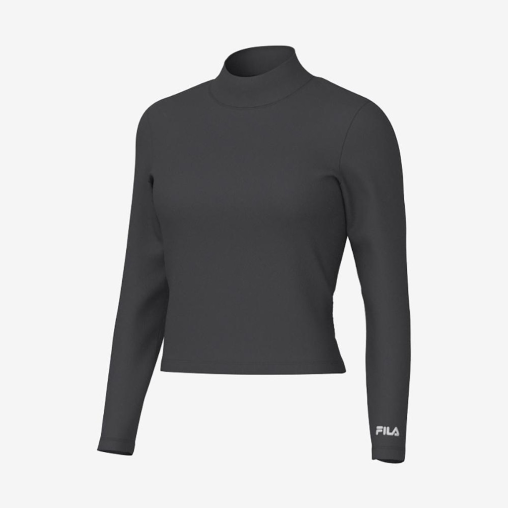 Blusa Manga Longa Fila Essentials Canelada Feminina