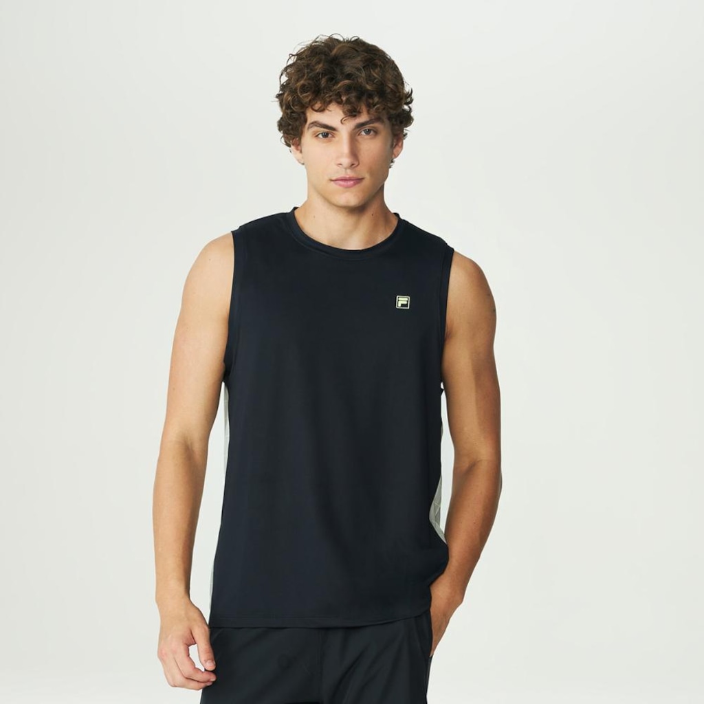 Camiseta Sem Manga Fila Grid Match Masculina