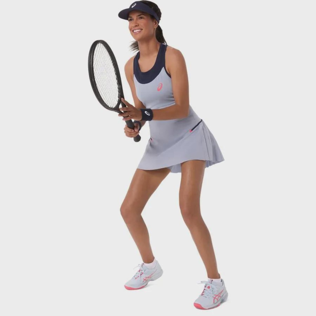 Saia ASICS Match Pleat Skirt - Feminino