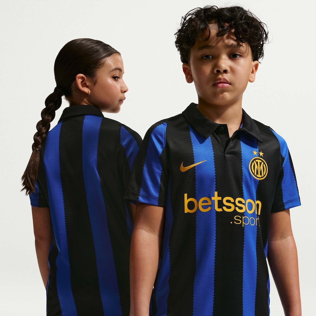 Camisa Inter de Milão I 26/27 Torcedor Pro Nike Infantil