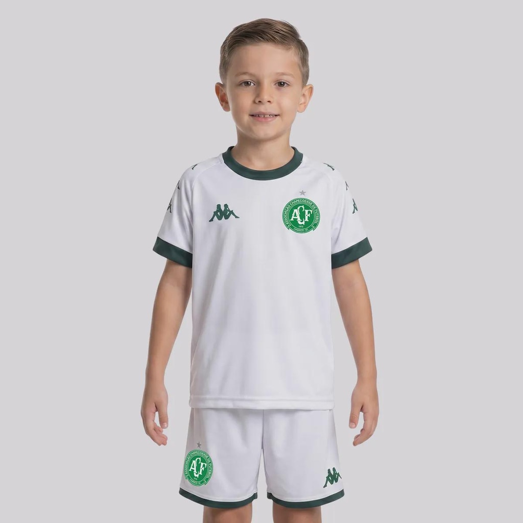 Kit Uniforme de Chapecoense Supporter Echo Kappa  - Infantil