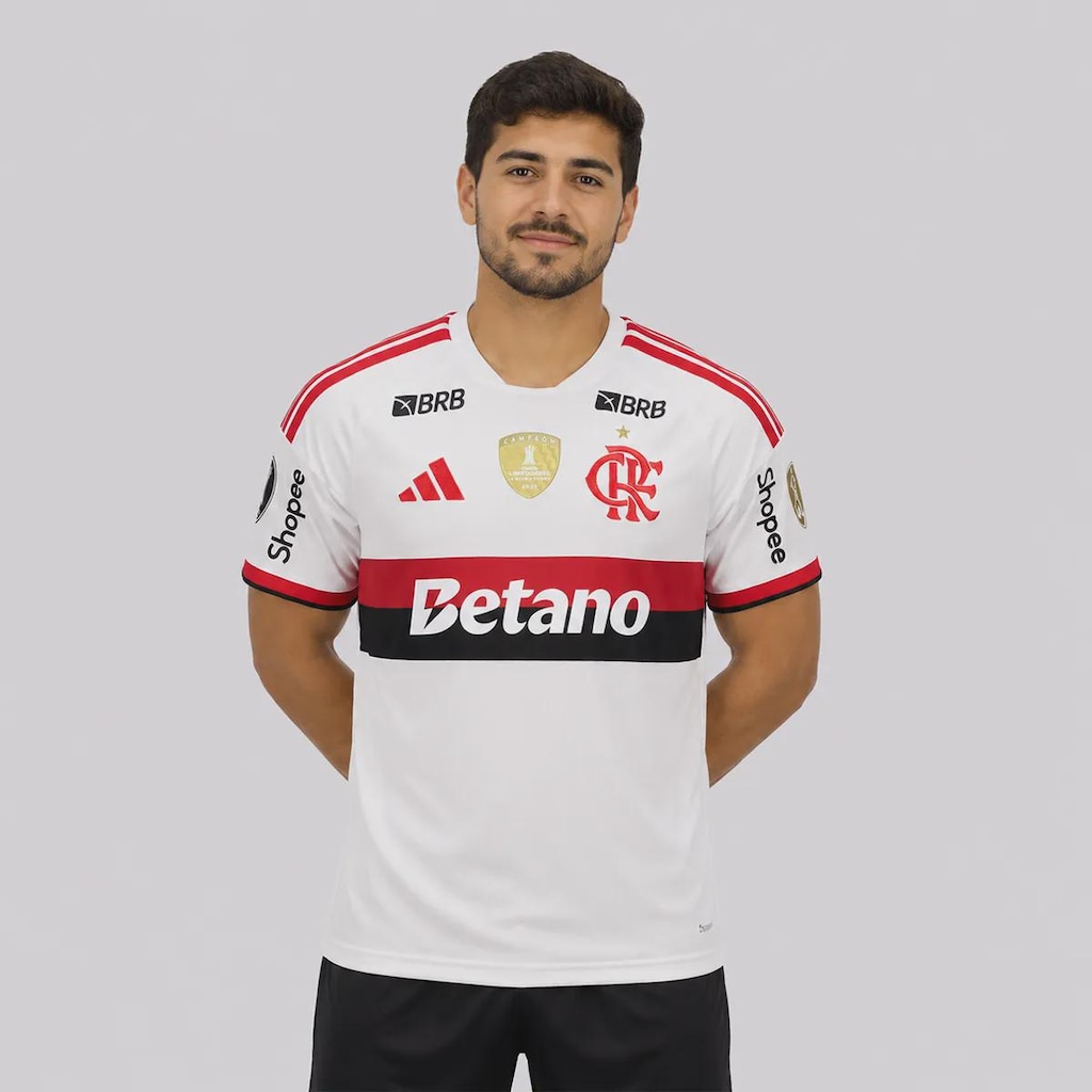 Camisa do Flamengo adidas Patch Campeão Libertadores  - Masculina
