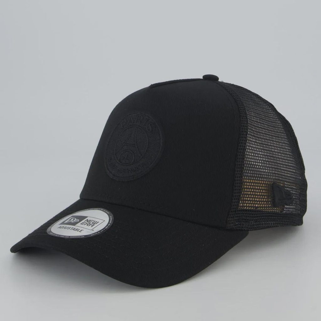 Boné Adulto New Era Paris Saint-Germain Trucker 940 Aba Curva