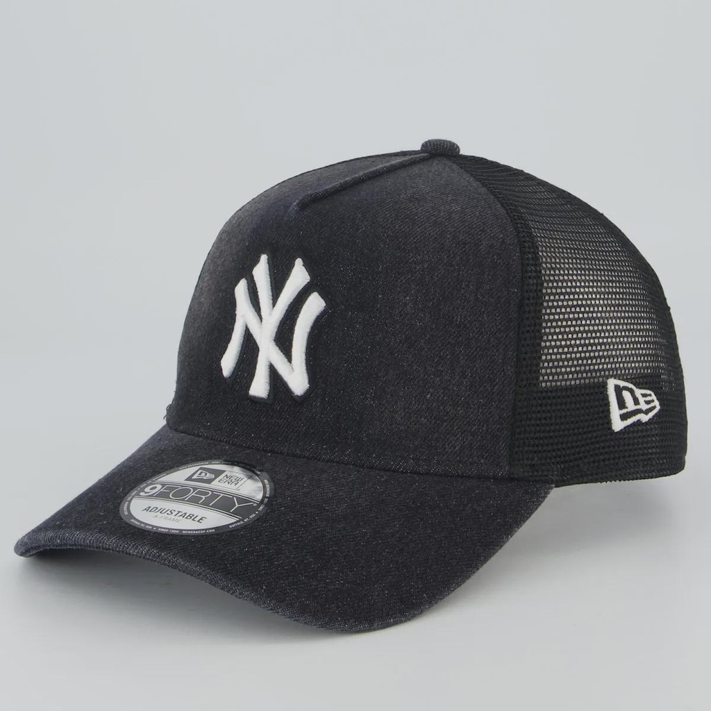 Boné Adulto New Era New York Yankees MLB Trucker WSHD Aba Curva