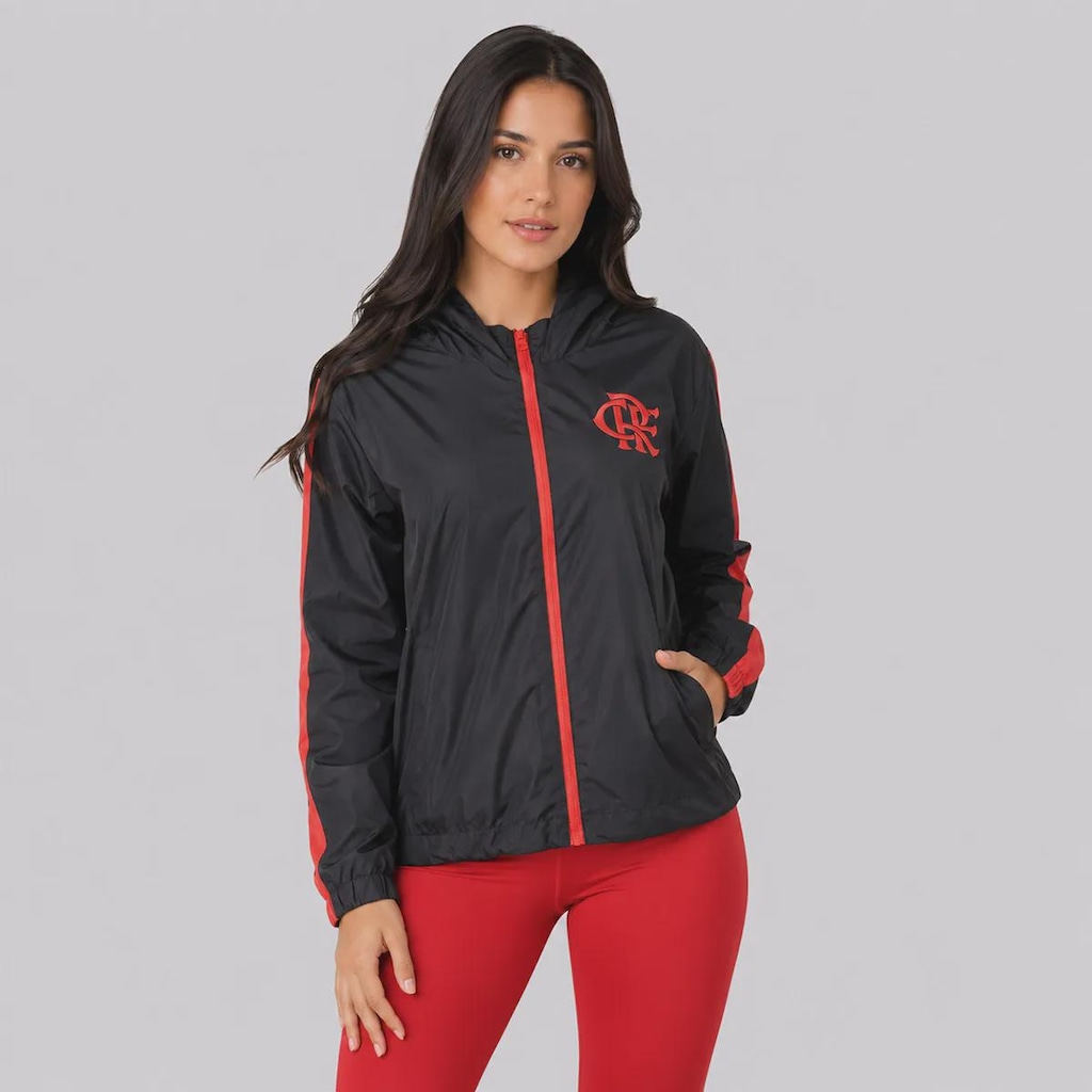 Jaqueta Corta Vento do Flamengo Braziline - Feminina