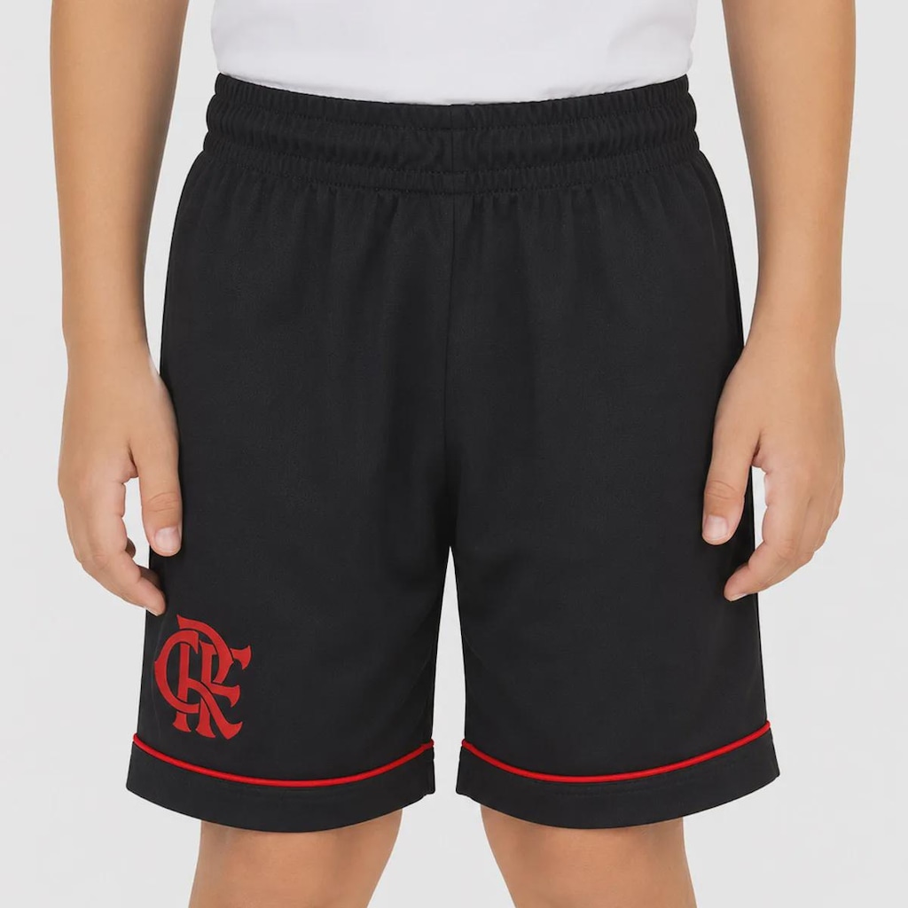 Calção do Flamengo Raio Braziline - Infantil