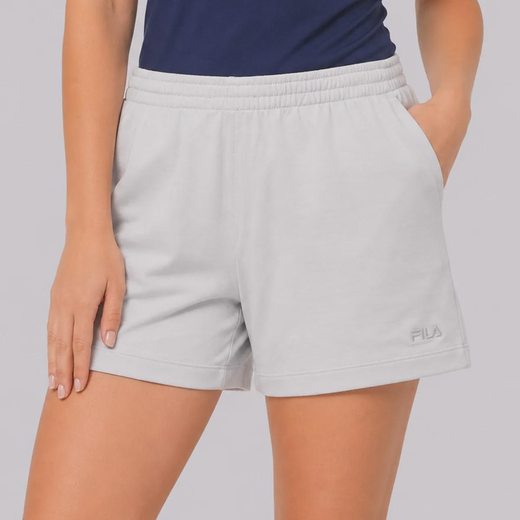 Shorts Fila Slim Classic Logo  - Feminina