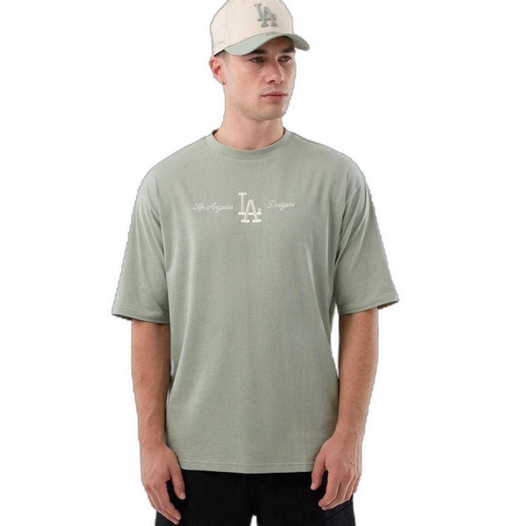 Camiseta New Era Regular  MLB Los Angeles Dodgers New Era Masculina