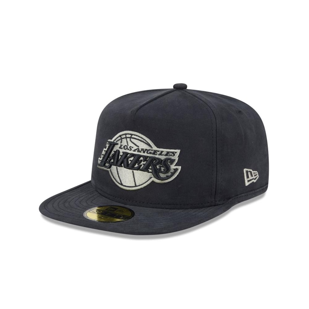 Bone New Era 59FIFTY A-Frame Los Angeles Lakers NBA Masculino