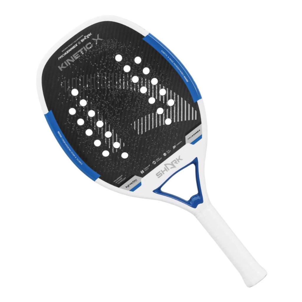 Raquete de Beach Tennis Shark Kinetic X-Blue 2026 - Adulto