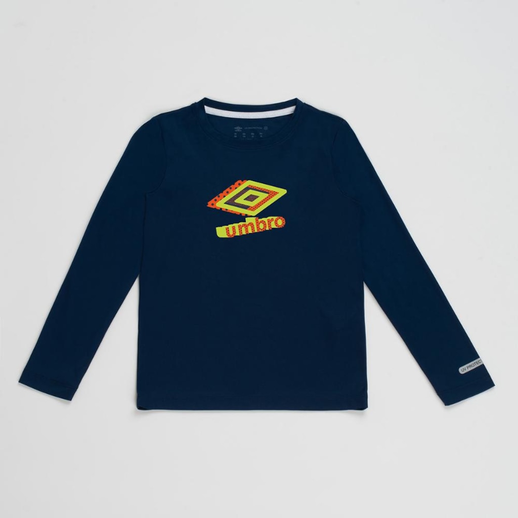 Camisa ML Umbro Basic UV Infantil