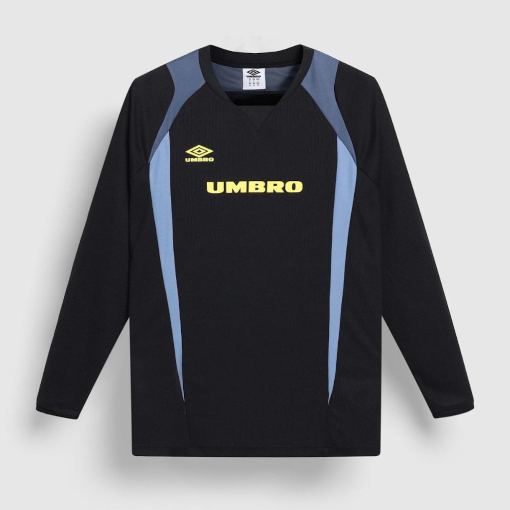 Camisa Umbro Panelled Ls Jersey Masculino