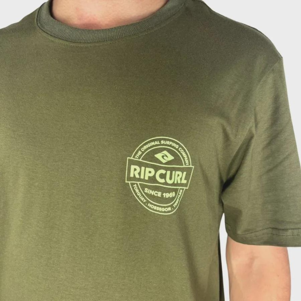 Imagem 3 do produto Camiseta Rip Curl Staple Muted Green - Masculina