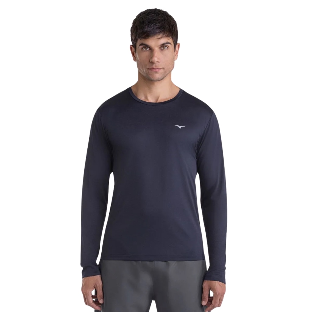 Camiseta Mizuno Nirvana Manga Longa - Masculina
