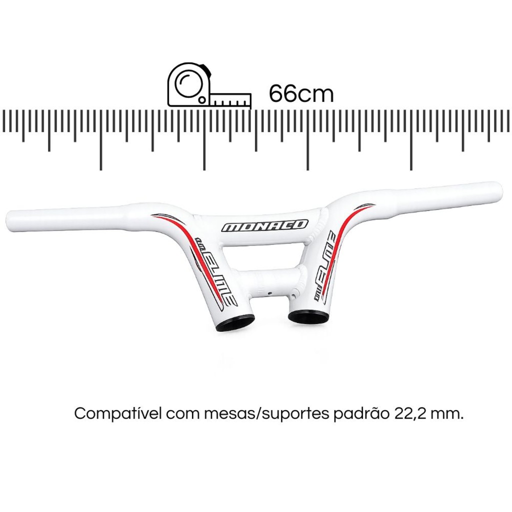 Imagem 5 do produto Guidão D.Hill Elite 22,2 mm x 660 mm