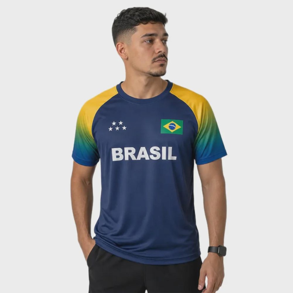 Camisa do Brasil Amazônica Braziline - Masculina