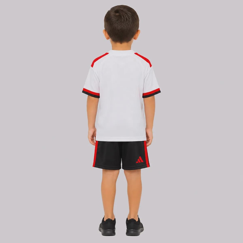 Imagem 3 do produto Kit Uniforme do Flamengo infantil adidas II 2026