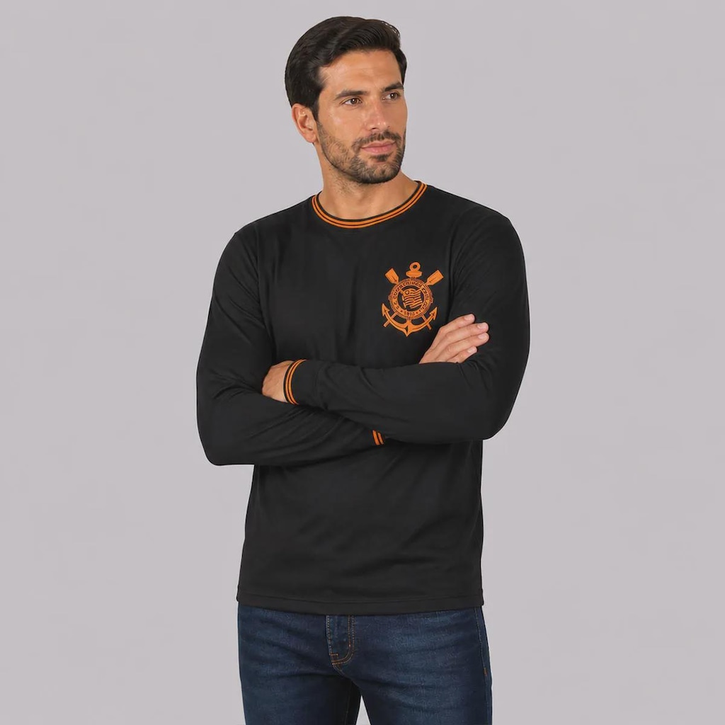 Imagem 3 do produto Camiseta Manga Longa do Corinthians Dry Coimbra - Masculina