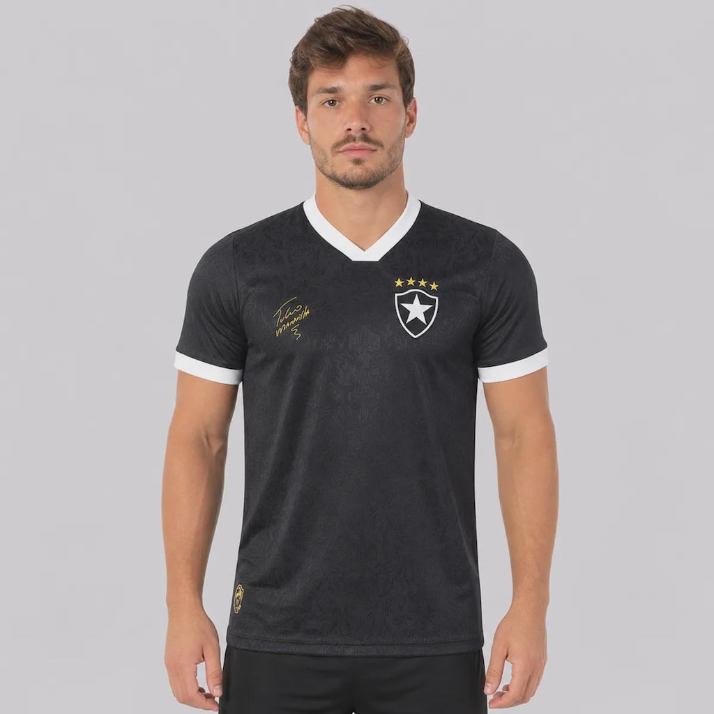 Camisa do Botafogo Retrô Jacquard 1995 - Masculina