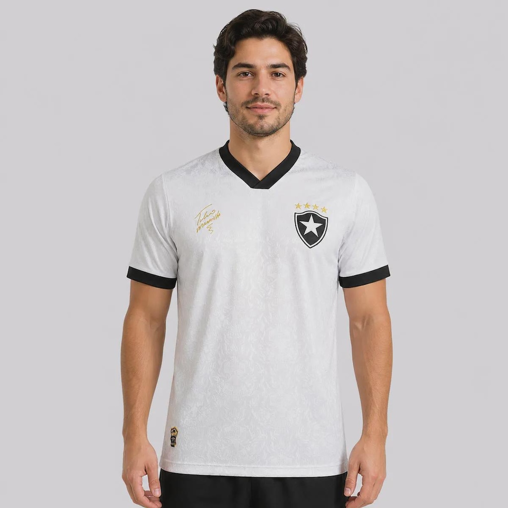 Camisa do Botafogo Retrô 1995 Jacquard TM7 - Masculina