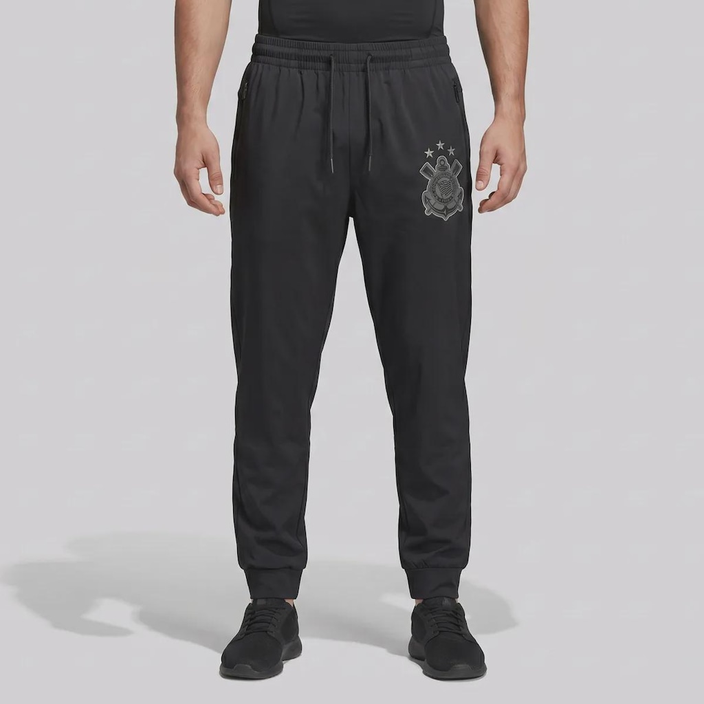 Calça do Corinthians Bolso com Zíper Coimbra - Masculina