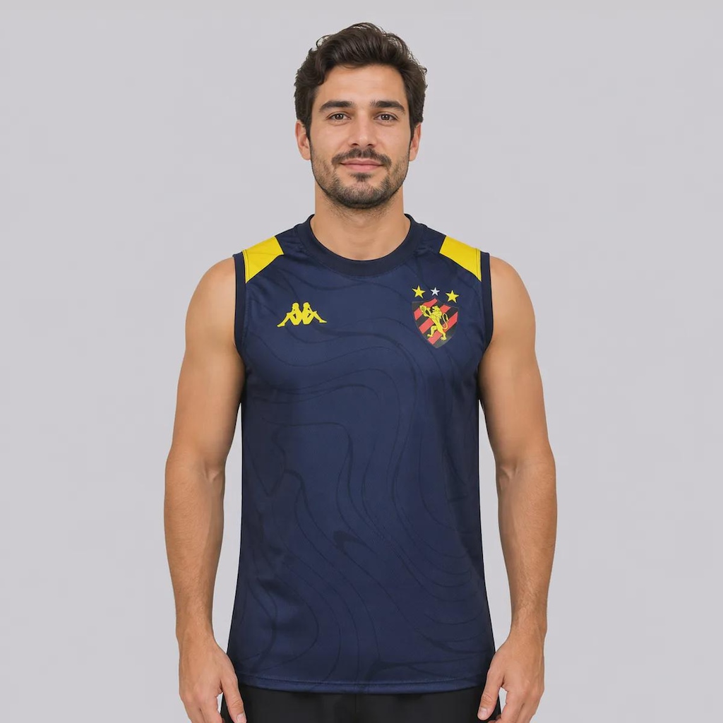Camiseta Regata do Sport Recife Kappa Treino Goleiro 2026 - Masculina