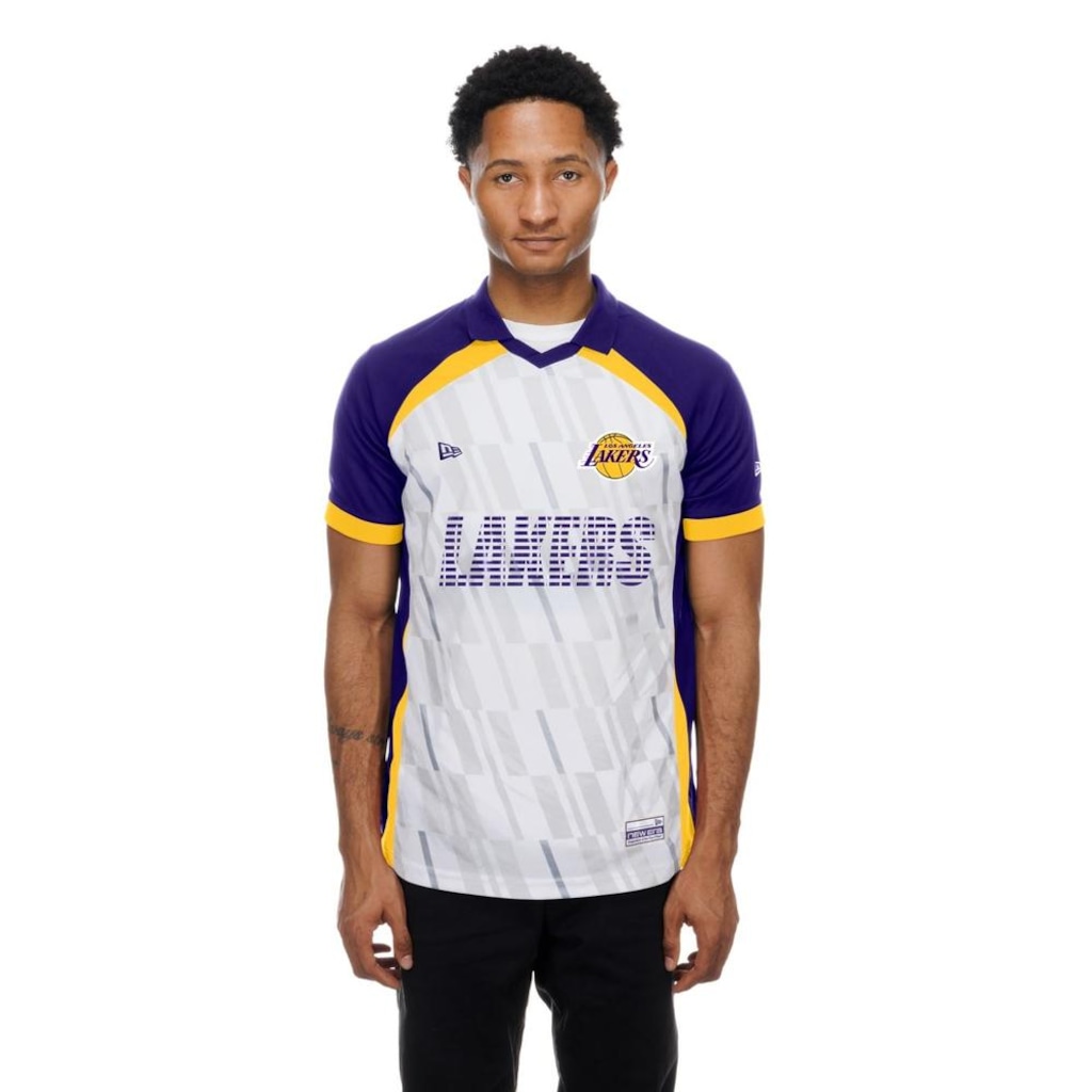 Camiseta New Era REGULAR NBA Los Angeles Lakers Masculina
