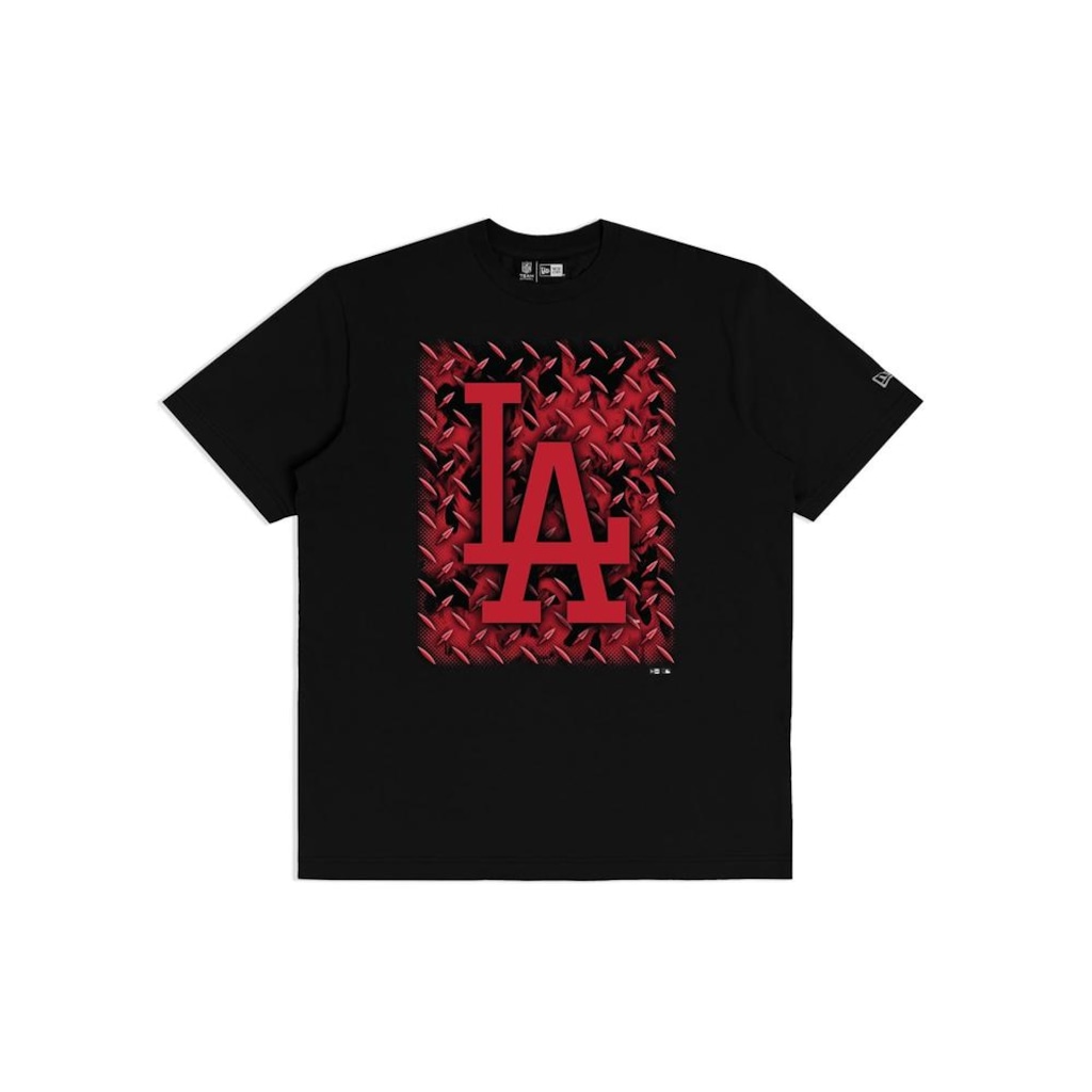 Camiseta New Era Regular Los Angeles Dodgers MLB Masculina