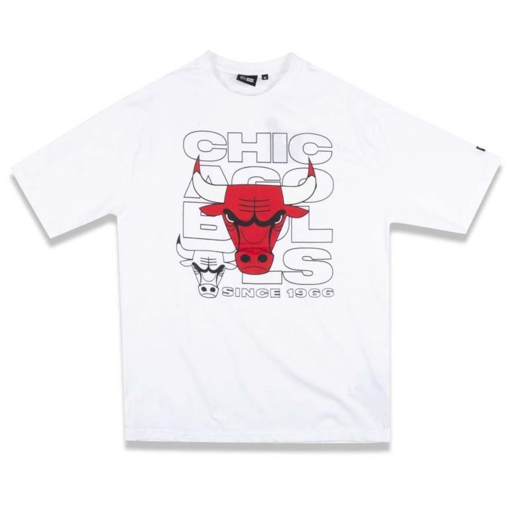 Camiseta New Era Regular Chicago Bulls NBA Masculina