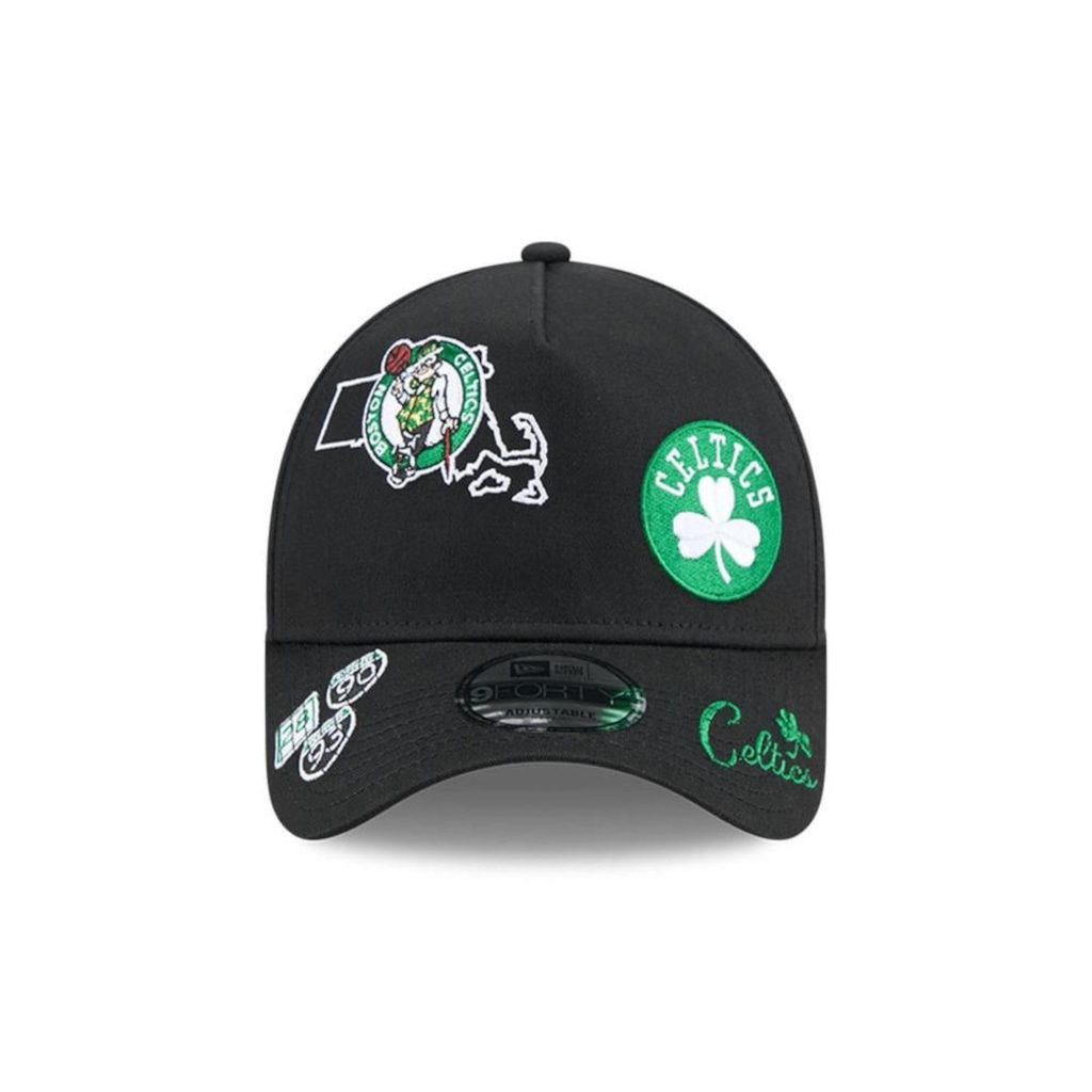 Imagem 2 do produto Boné New Era 9Forty A-Frame Snapback Boston Celtics NBA Masculino