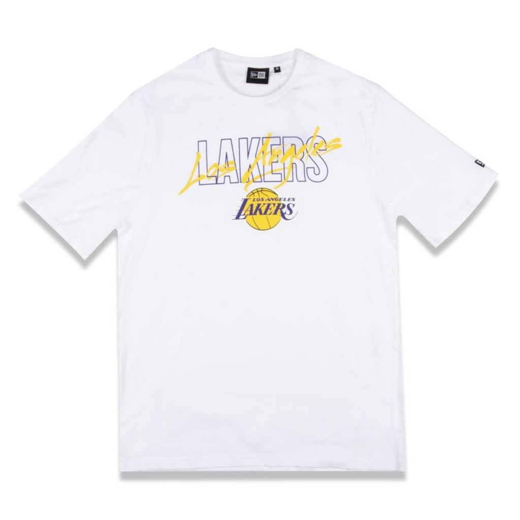 Camiseta New Era Regular Los Angeles Lakers NBA Masculina