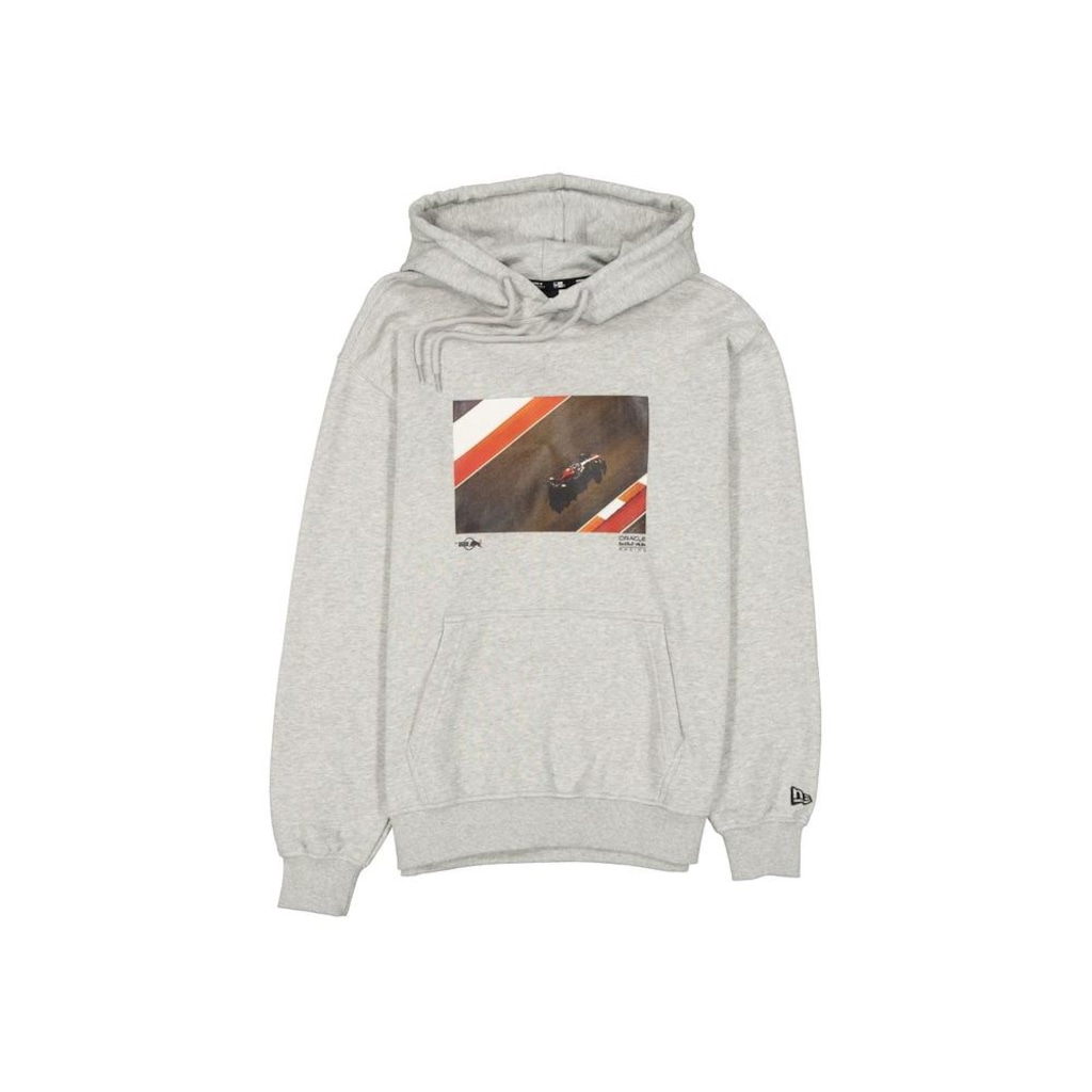 Blusão de Moletom New Era Canguru Fechado Red Bull Racing Korea Drop Masculino