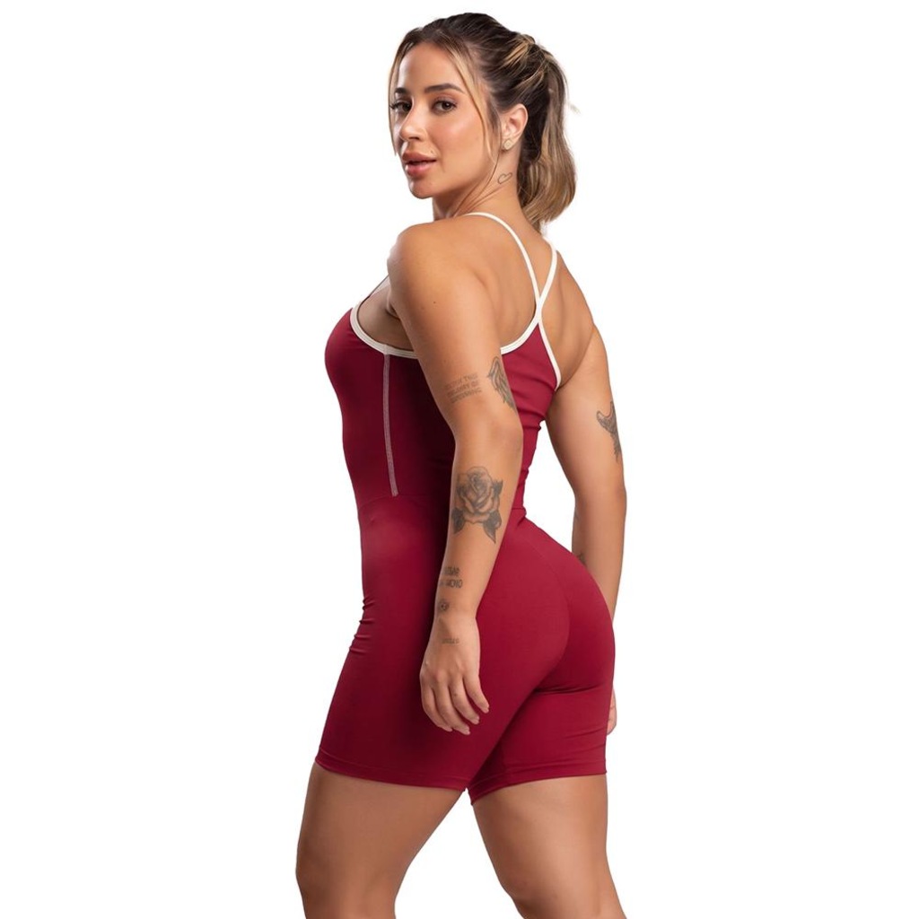Imagem 3 do produto Macaquinho Fitness Mvb Modas - Adulto