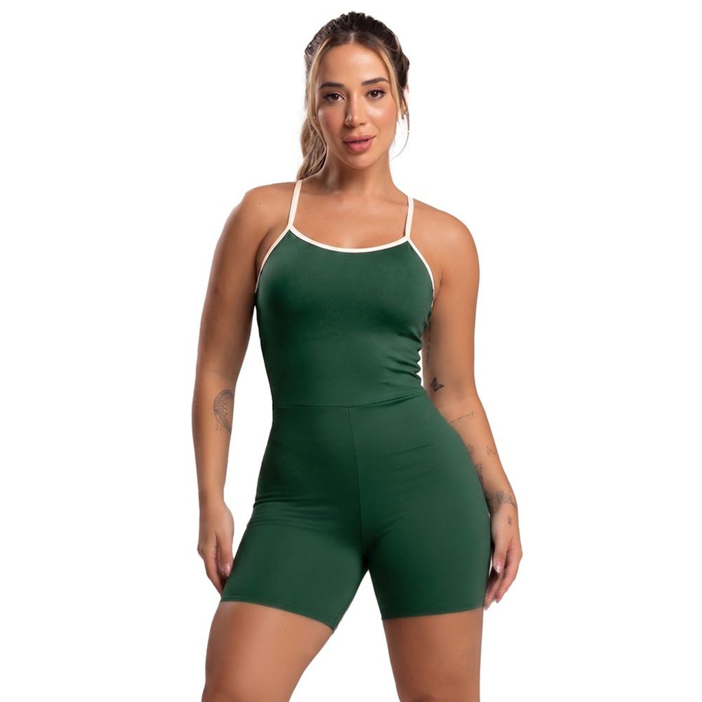 Imagem 1 do produto Macaquinho Fitness Mvb Modas - Adulto