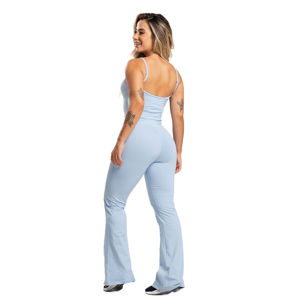 Imagem 3 do produto Macacão Fitness Mvb Modas Flare - Feminino