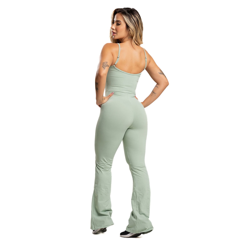 Imagem 3 do produto Macacão Fitness Mvb Modas Flare - Feminino