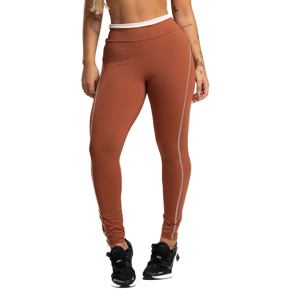 Calça Legging Mvb Modas Cintura Alta - Feminina - Foto 1