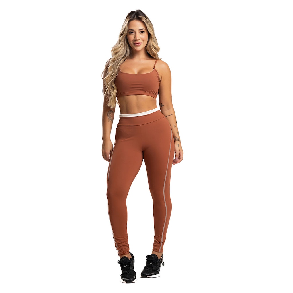Imagem 3 do produto Calça Legging Mvb Modas Cintura Alta - Feminina