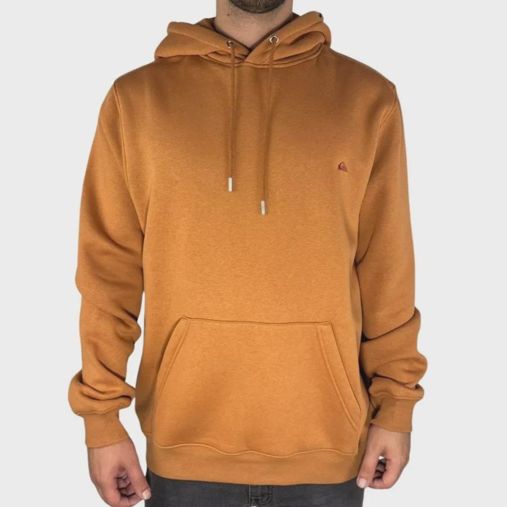 Moletom Quiksilver Canguru Fechado Embroidery - Masculino