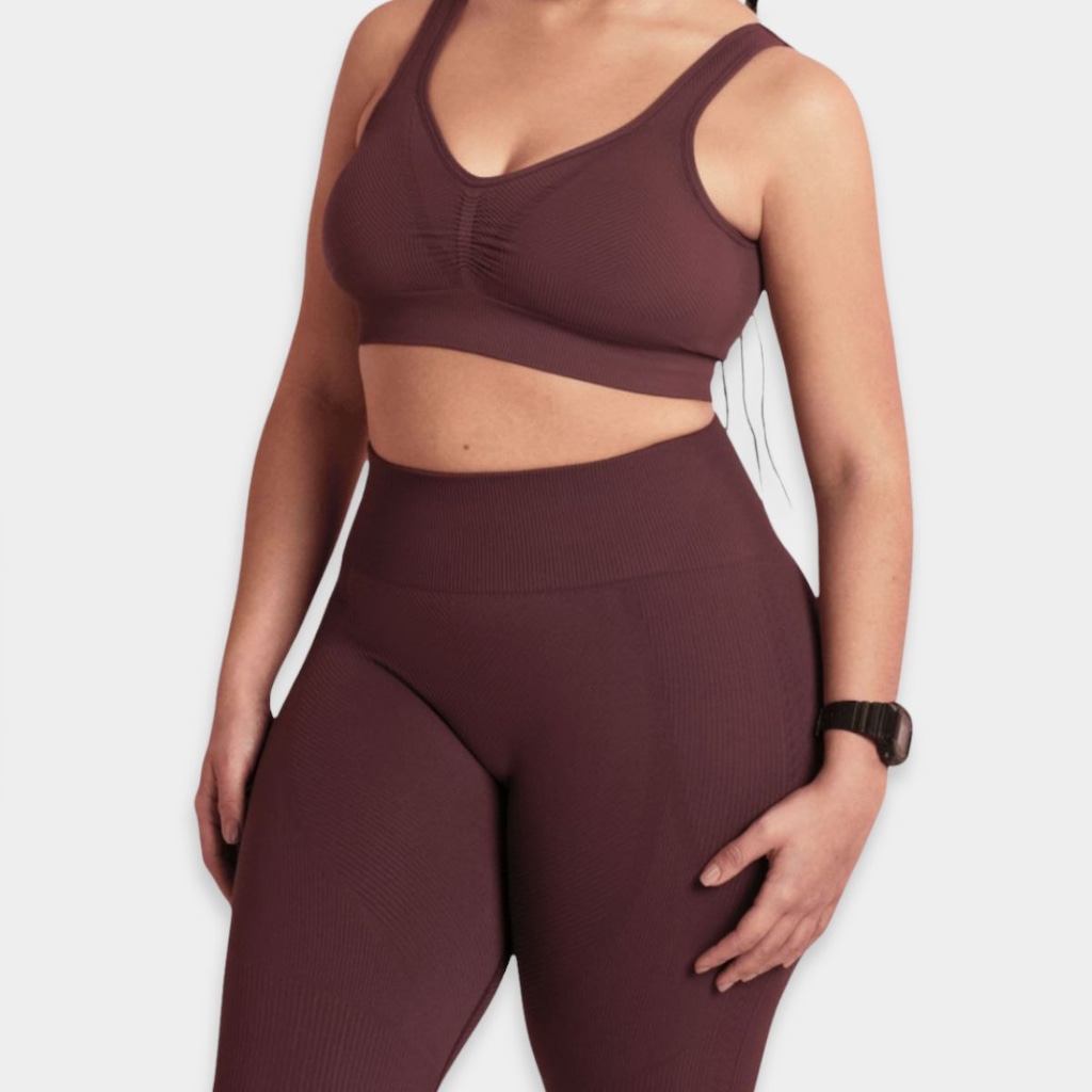 Top Esportivo Lupo Basic Canelado - Feminino
