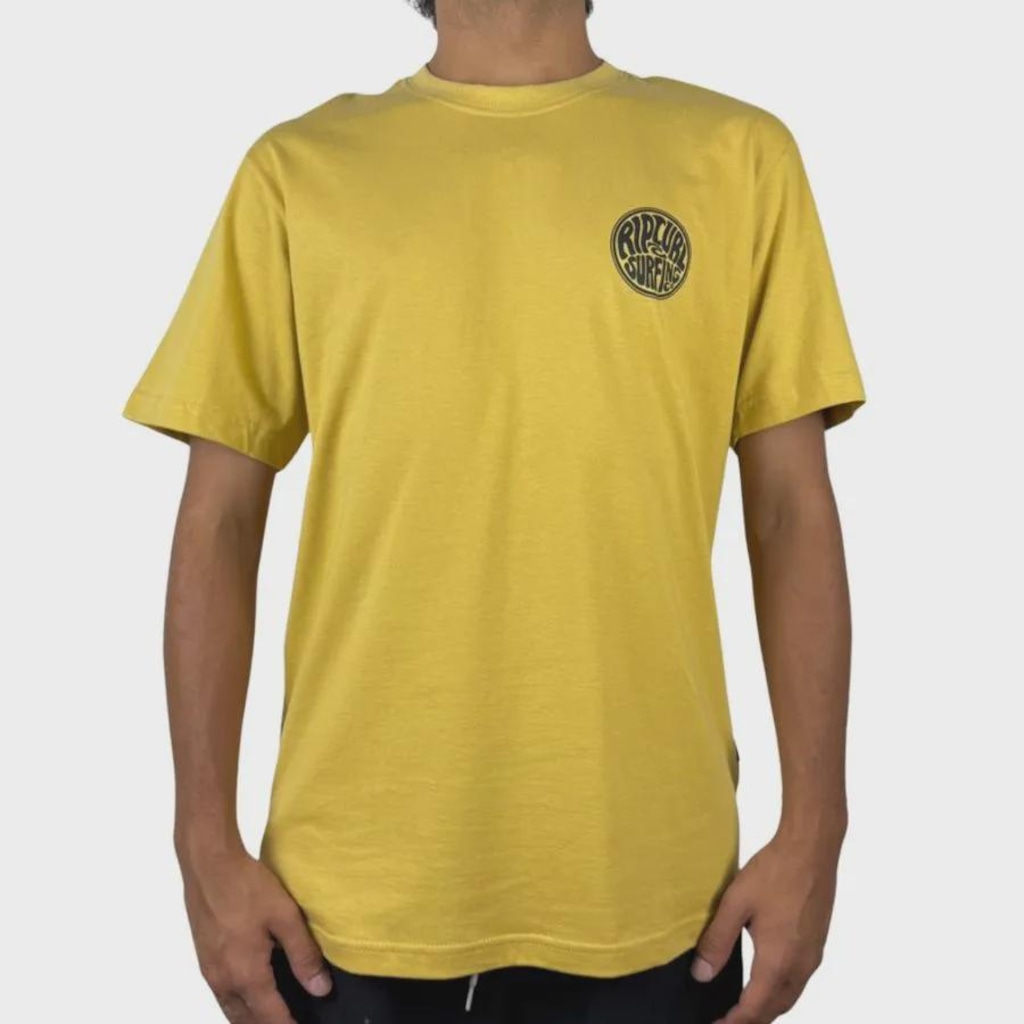 Camiseta Rip Curl Seacell Mustard - Masculina