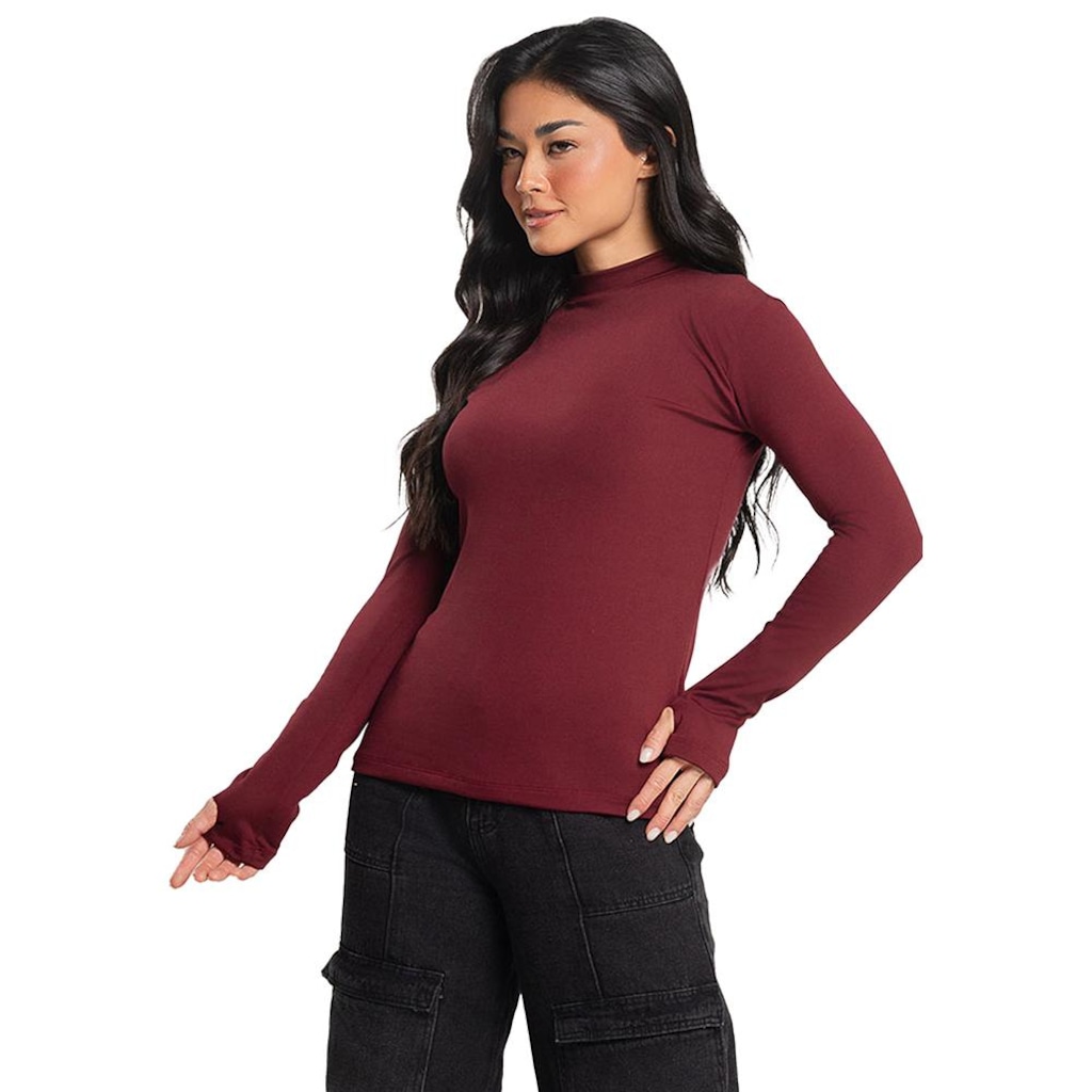 Camisa Térmica Peluciada Mvb Modas - Feminina