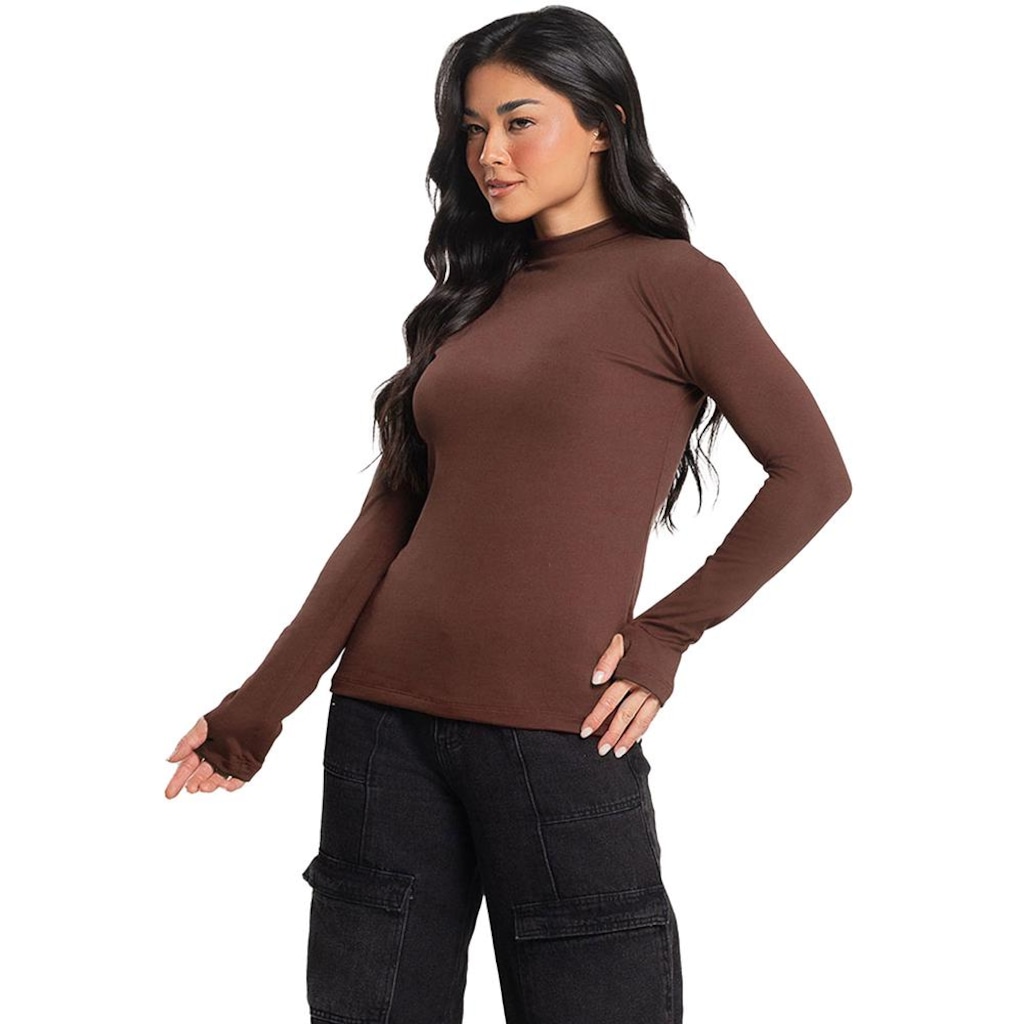 Camisa Térmica Peluciada Mvb Modas - Feminina