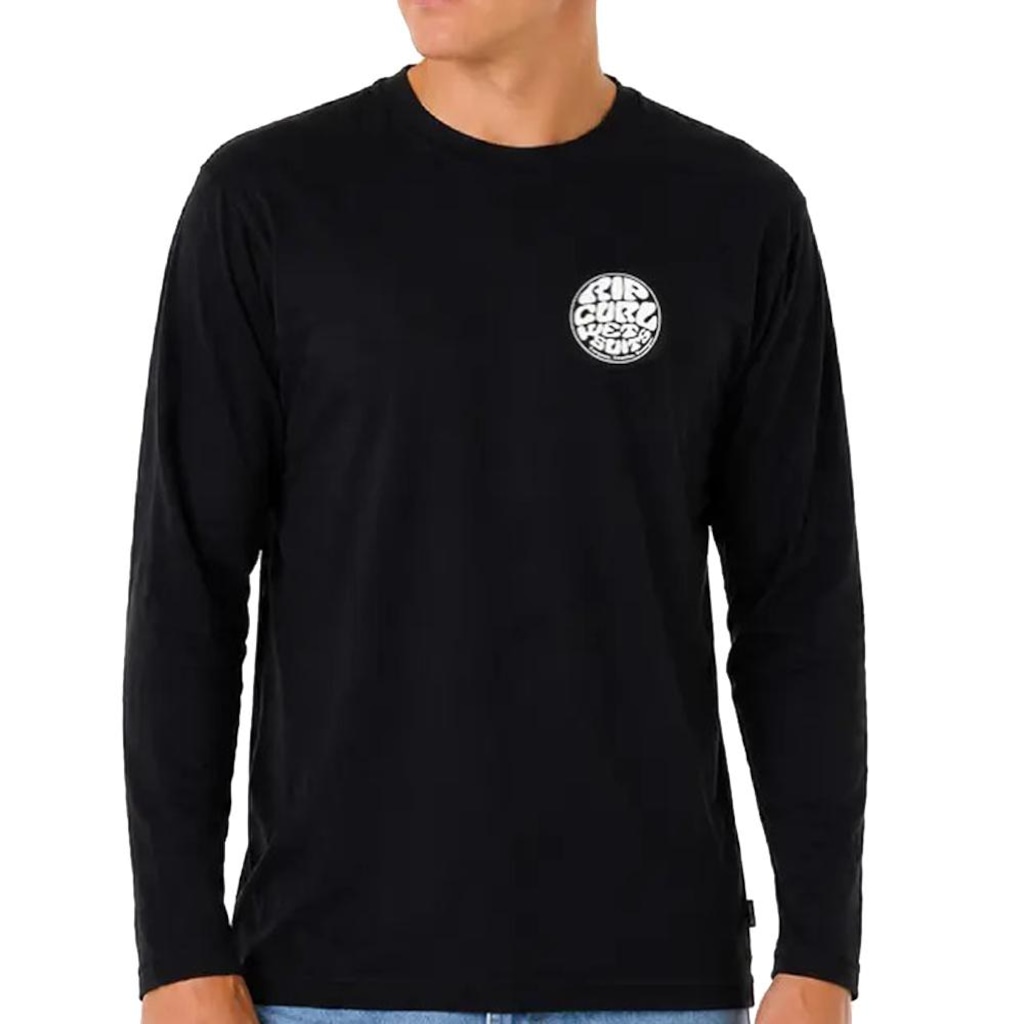 Camiseta Rip Curl Manga Longa Wettie Passage Icon - Masculina