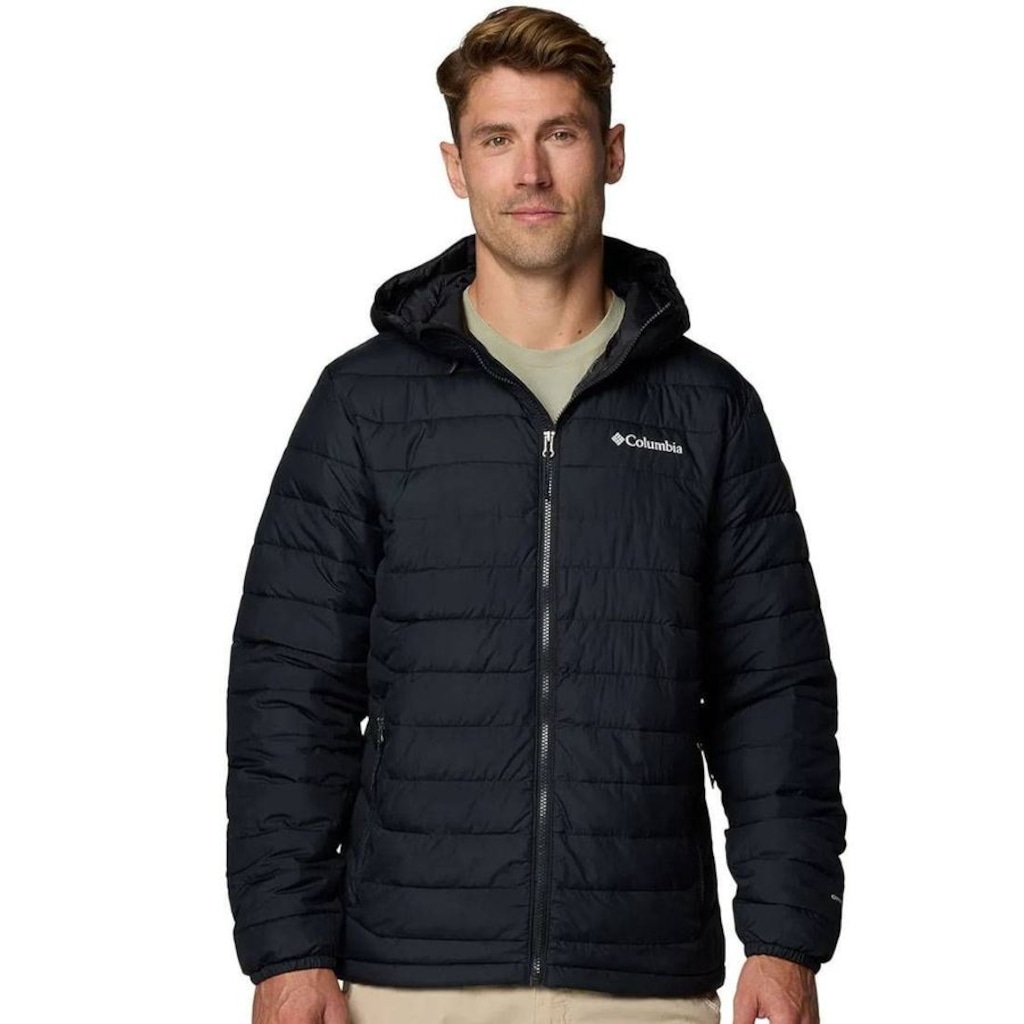 Jaqueta Masculina Columbia C/Capuz Powder Lite II