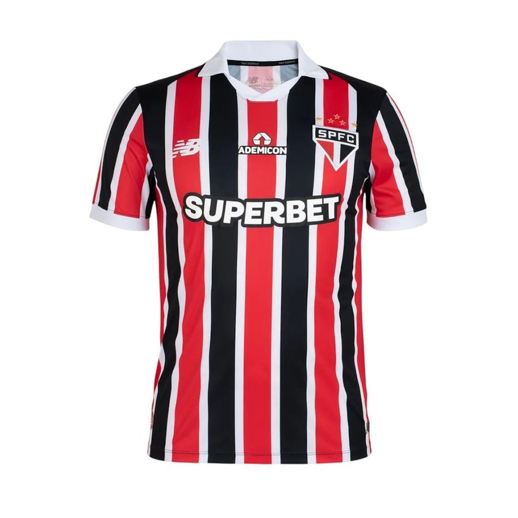 Camiseta do São Paulo Torcedor II 26 New Balance - Masculina