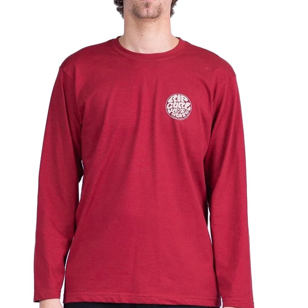 Camiseta Rip Curl Manga Longa Wettie Passage Icon - Masculina