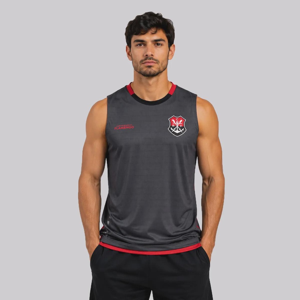 Camiseta Regata Flamengo Pulso Masculina