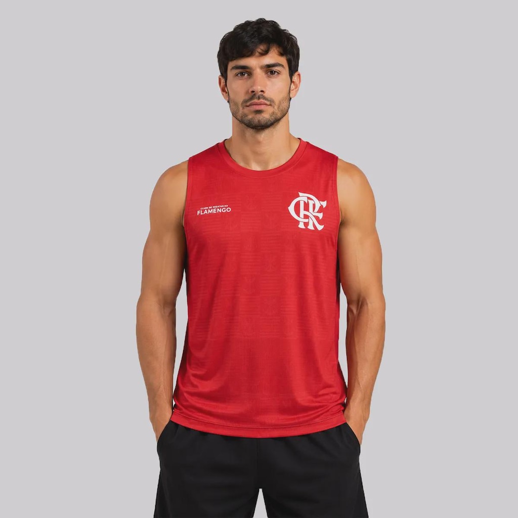 Imagem 4 do produto Camiseta Regata Flamengo Pulso Masculina